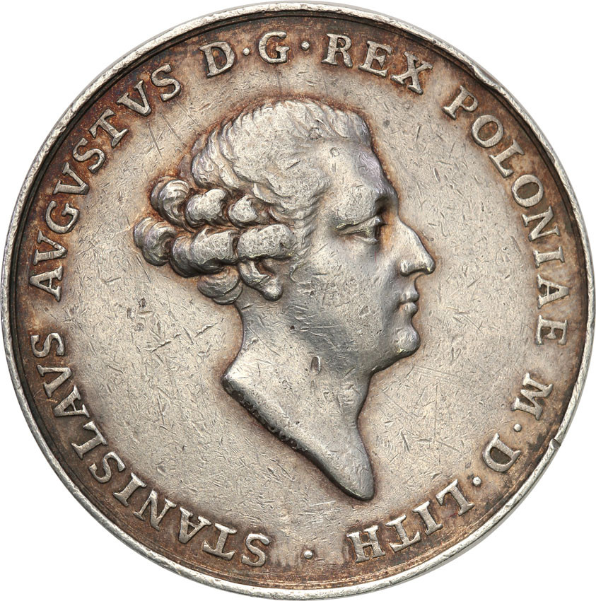 Stanisław August Poniatowski. Medal koronacyjny 1764